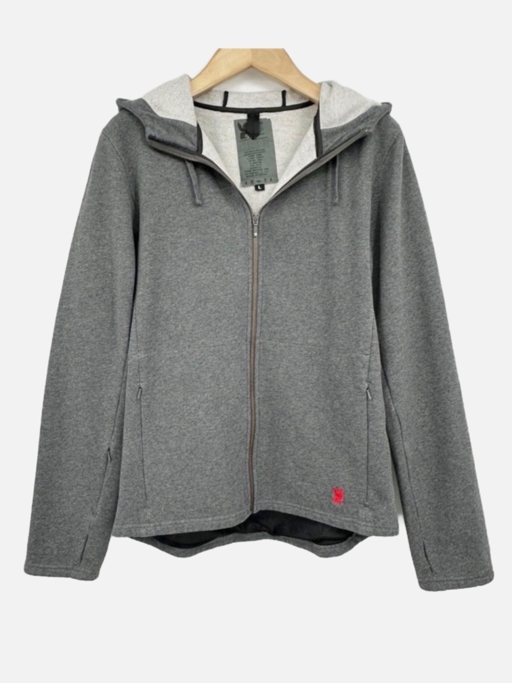Chrome Industries Full Zip Utility Hoodie Gray Large